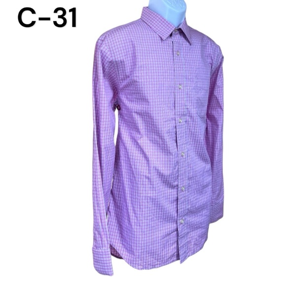 Banana Republic Other - SzL 16-16.5 Banana Republic Slim Fit Non Iron Long Sleeve Button Down